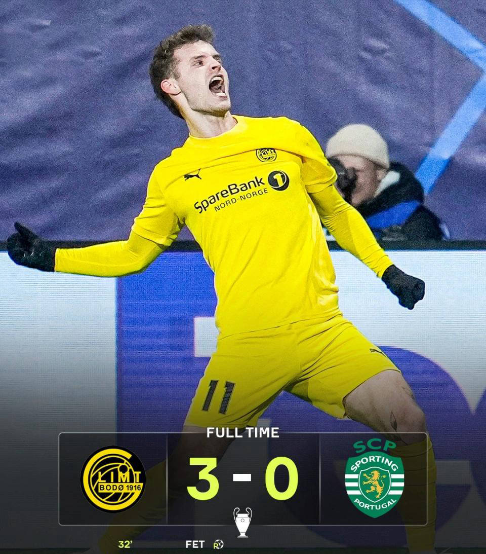 欧冠3-0大胜！博德闪耀再铸传奇：双杀国米击败曼城，连胜五场挺进8强